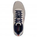 Skechers Track Leshur férfi fűzős sportcipő bézs kék mix 232758-TPNV