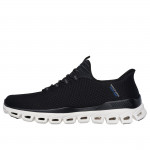 Skechers Slip-ins Glide Step Noxus férfi bebújós sneaker félcipő fekete 233010-BLK
