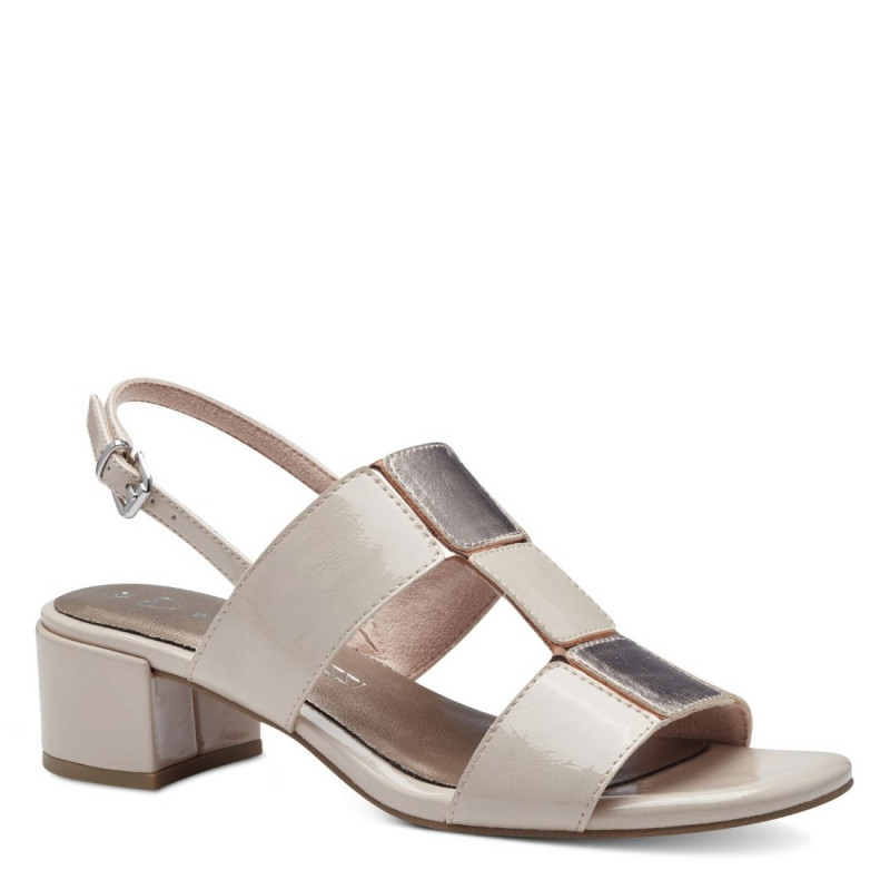 Marco Tozzi női szandál púder lakk 28204-42-526 07588 07588