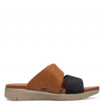 Jana női kék barna tépőzáras női papucs 27162-44-830 07593