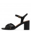 Marco Tozzi női bokapántos fekete bőr szandál 28327-44-001 07600