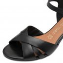 Marco Tozzi női bokapántos fekete bőr szandál 28327-44-001 07600