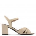 Marco Tozzi női bokapántos bézs bőr szandál 28327-44-403 07601