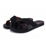 Ipanema Sense Slide női strandpapucs fekete barna mix 27214-BC402