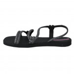 Ipanema Solar Glow bebújós csillámos fekete szandál 27288-BB967