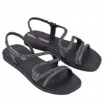 Ipanema Solar Glow bebújós csillámos fekete szandál 27288-BB967 Női Ipanema