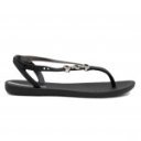 Ipanema Rio Sandal lábujjközös fekete ezüst szandál 83654-BC725