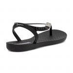 Ipanema Rio Sandal lábujjközös fekete ezüst szandál 83654-BC725