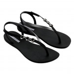 Ipanema Rio Sandal lábujjközös fekete ezüst szandál 83654-BC725 Női Ipanema