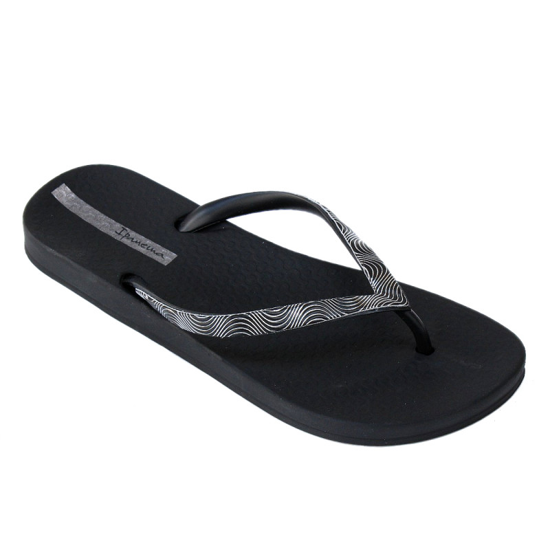 Ipanema Mesh IX fekete kombi lábujjközös strandpapucs 83651-BB807
