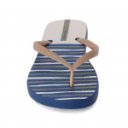 Ipanema Classica Happy XII kék arany bézs kombi lábujjközös strandpapucs 83582-AW916