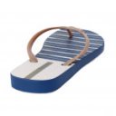Ipanema Classica Happy XII kék arany bézs kombi lábujjközös strandpapucs 83582-AW916