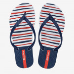 Ipanema Classica Happy XII kék fehér piros kombi lábujjközös strandpapucs 83582-AW914