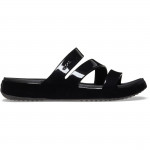 Crocs Getaway Patent Strappy női fix pántos papucs 211296-001