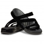 Crocs Getaway Patent Strappy női fix pántos papucs 211296-001 Női Crocs