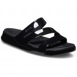 Crocs Getaway Patent Strappy női fix pántos papucs 211296-001