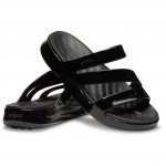 Crocs Getaway Patent Strappy női fix pántos papucs 211296-001 Női Crocs