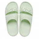 Crocs Classic Floral Cutout női zöld fix pántos strandpapucs 210966-3YH