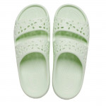 Crocs Classic Floral Cutout női zöld fix pántos strandpapucs 210966-3YH