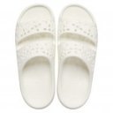 Crocs Classic Floral Cutout női fehér fix pántos strandpapucs 210966-0WV