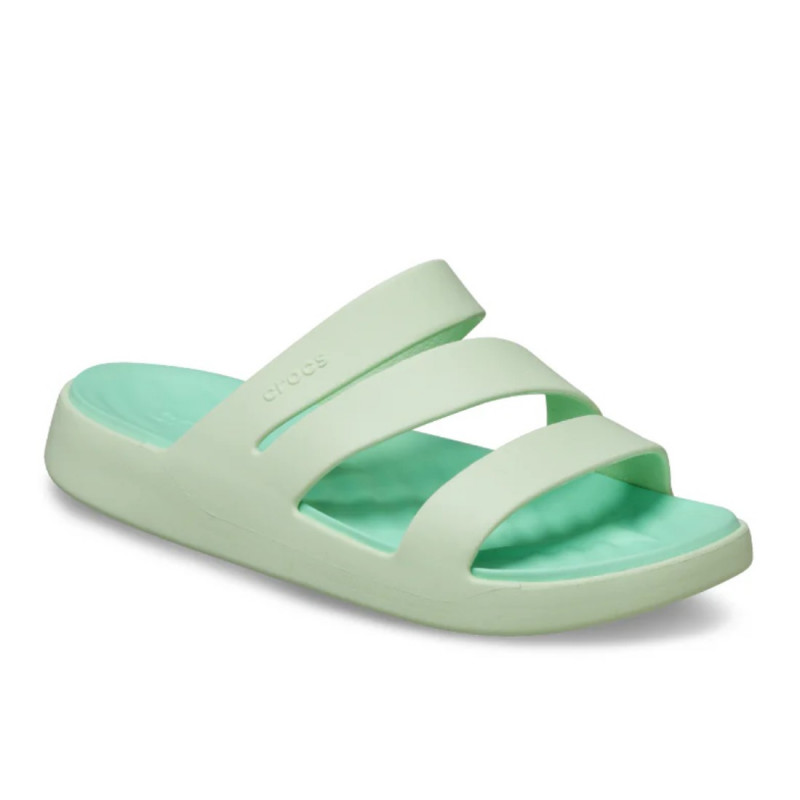 Crocs Getaway Strappy női zöld fix pántos strandpapucs 209587-3YH