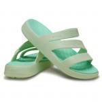 Crocs Getaway Strappy női zöld fix pántos strandpapucs 209587-3YH