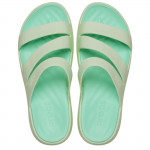 Crocs Getaway Strappy női zöld fix pántos strandpapucs 209587-3YH