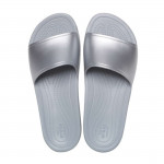 Crocs Kadee Metallic Slide női ezüst színű fix pántos strandpapucs 210150-040