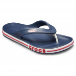 Crocs Bayaband Flip unisex lábujjközös papucs kék fehér piros kombi 205393-4CC