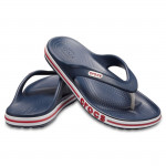Crocs Bayaband Flip unisex lábujjközös papucs kék fehér piros kombi 205393-4CC Férfi Crocs