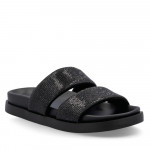 Rieker női fekete fix pántos papucs W1451-01 Női Rieker