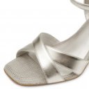 Tamaris női bokapántos szandál  platina színű 28320-44-957 07517