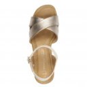 Marco Tozzi női telitalpú szandál  platina színű 28397-42-960 07625