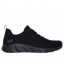 Skechers Bobs B Flex Lo-Graceful Stride női fűzős fekete sportcipő 117591-BBK
