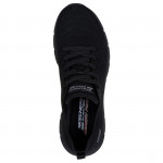 Skechers Bobs B Flex Lo-Graceful Stride női fűzős fekete sportcipő 117591-BBK