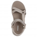 Skechers Go Walk Flex Sandal női tépőzáras bézs szandál 141451-TPE