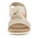 Skechers Desert Kiss Low bebújós női bézs vászon szandál 114705-TPE