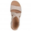 Skechers Desert Kiss Low bebújós női bézs vászon szandál 114705-TPE