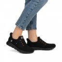 Rieker Ready2GO női fekete bebújós sneaker félcipő M9050-00