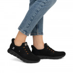 Rieker Ready2GO női fekete bebújós sneaker félcipő M9050-00