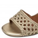 Marco Tozzi a női bokapántos aranyszínű szandál 28382-44-940