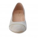 Lorenzo de Pazzi női blokk sarkú velúrbőr  körömcipő 2025-2132-1484 07594