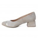 Lorenzo de Pazzi női blokk sarkú velúrbőr  körömcipő 2025-2132-1484 07594