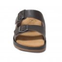 Arizona férfi sötétbarna csatos bőr papucs B150-B-1800 07609