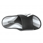 Luofu női fekete fix pántos strandpapucs G17-BLACK 07621