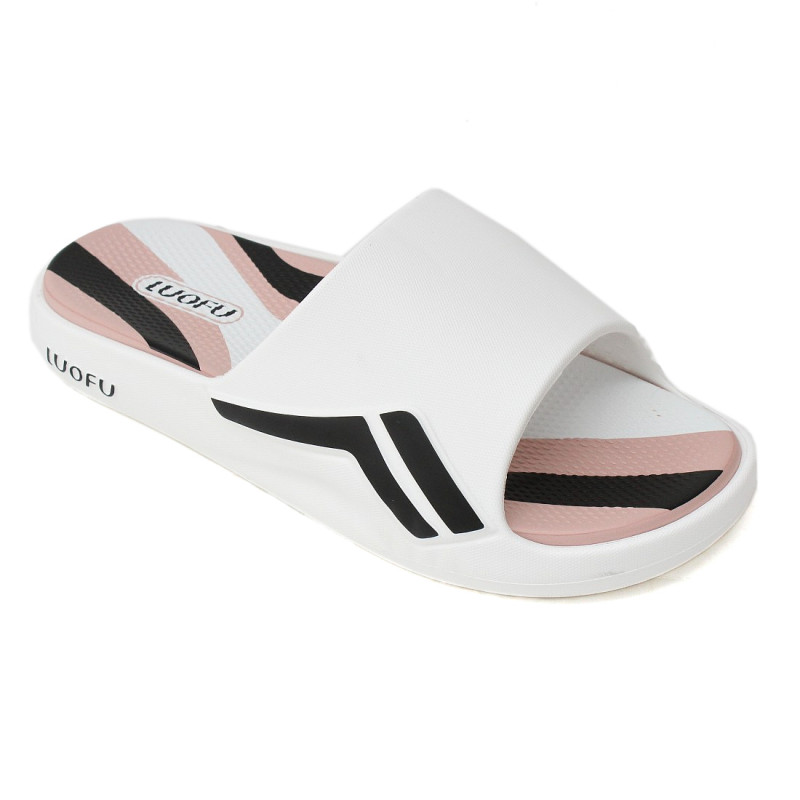 Luofu női fehér fix pántos strandpapucs G17-WHITE 07622