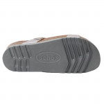 Scholl New Bogota Wedge ezüstszín női bioprint papucs F26607-1628