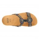 Scholl New Bogota Wedge fekete-multikolor női bioprint papucs F26607-1370