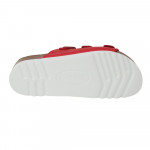 Scholl Rio Wedge női bioprint 3csatos piros papucs F32151-1051