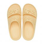 Crocs Classic Floral Cutout női narancssárga fix pántos strandpapucs 210966-78Z